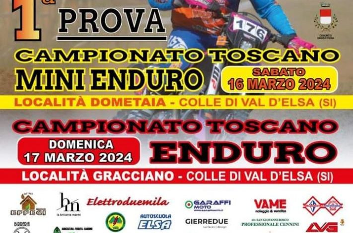 1 prova di Campionato Toscano Mini Enduro e il 1️⃣7️⃣ marzo per la prima prova di Campionato Toscano Enduro